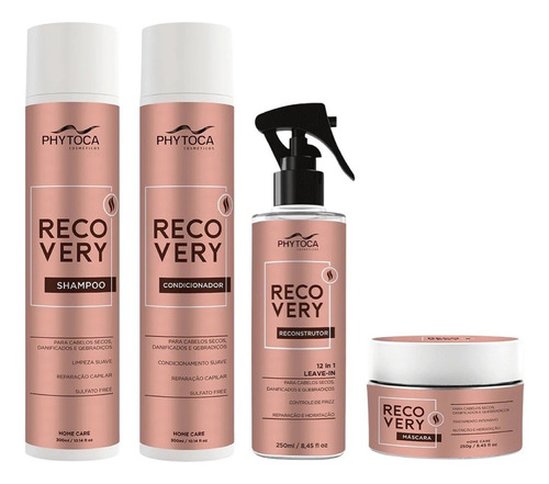 Shampoo Recovery Phytoca Reparação Regeneração Capilar 300ml
