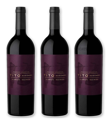 Vino Tito Zuccardi Corte Pack X3 Unidades