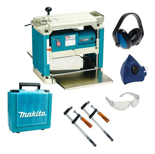 Plaina Desengros Makita 1650w 305mm 2012nb + Maleta 220v