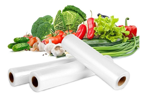 Imagen 1 de 6 de 4 Rollos Vacio Gofrado 25x500 Cms Oster Foodsaver Hamilton