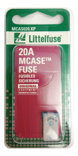 Littelfuse (mcas020. Xp) Mcase Azul 32 v 20 amp Fusible