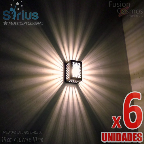 Luces Bañador Proyecta 9 Efectos Estrella Dj P/ Led Pack X6u