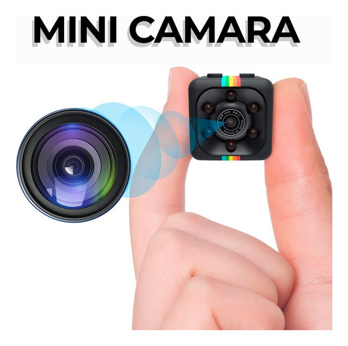 Mini Câmera Espiã De Segurança Vigilância Visão Noturna