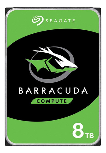 Hd 8tb Seagate Barracuda 5900rpm Sata 3 6gb/s 256mb Cache Cor Prateado Prata/preto