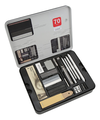 Conjunto De Ferramentas Para Lápis De Desenho, 70 Peças De L