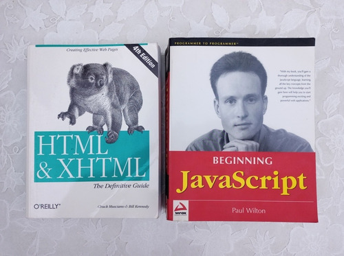 Javascript Paul Wilton Html & Xhtml Guide Lote 2 Libros