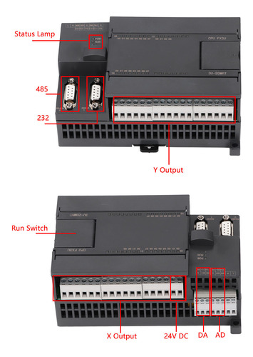 Placa De Control Industrial Con Controlador Plc, 12 Entradas
