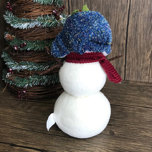 Muñeco De Nieve De Peluche Con Capucha Navideña Muñeco De Ni