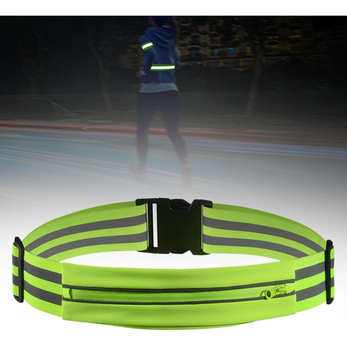 Cinturón Reflectante Para Correr, Equipo Cinturón Verde