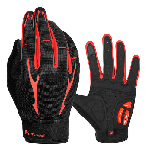 Guantes De Ciclismo De Montaña Para Moto Con Absorción De Im