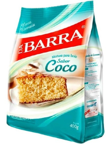 Mistura Para Bolo Da Barra Sabor Coco 400g 