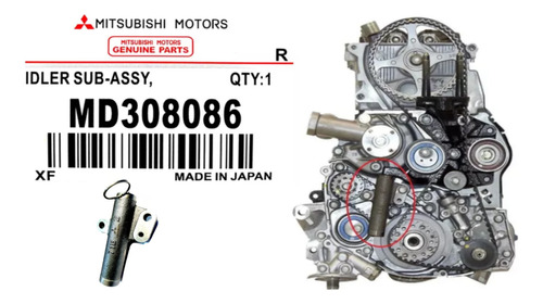 Tensor Hidraulico Correa Mitsubishi L300 H1 Mf Mx Tiggo 2.4