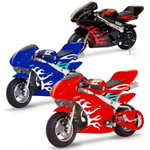 Mini Moto Infantil Esportiva 49cc Speed Gasolina 2 Tempos