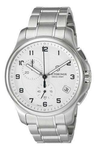 Reloj Casual De Acero Inoxidable De Cuarzo Suizo Victorinox