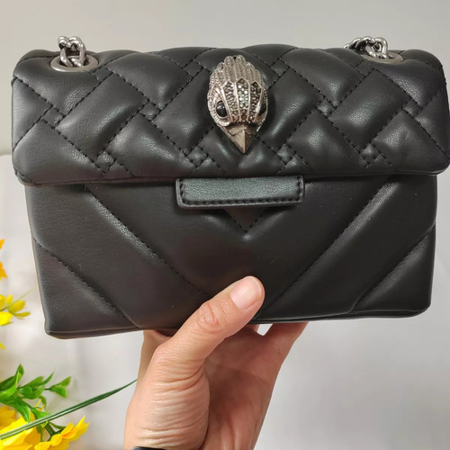 Bolso De Hombro Con Cadena De Diamantes Y Cabeza De Águila C