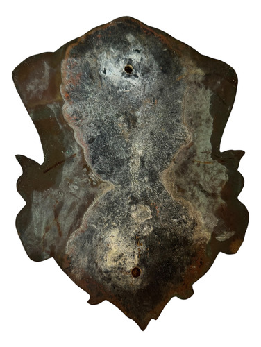 Escudo Estado De Querétaro Bronce Macizo 24 Cmx17 Cm (Usado)