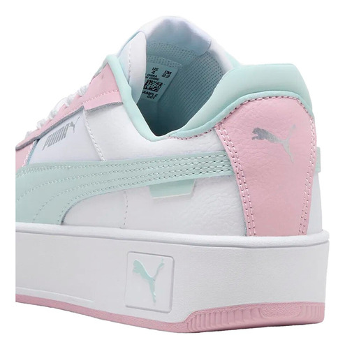 Puma Carina Street Jr Para Dama Color Blanco, Rosa, Verde