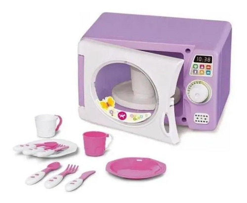 Juguete infantil para microondas 1.0 C Som Calesita Tateti, color rosa