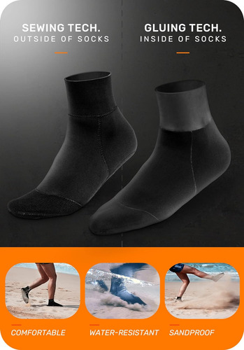 Calcetines De Neopreno De 2 Mm Agua, Calcetines Prueba ...