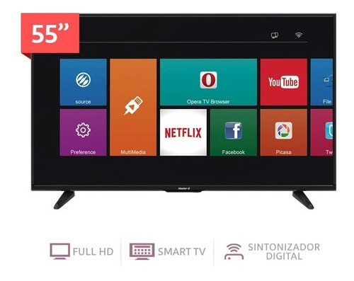 Desarme Televisor Smart Tv Led 55 Master G Mgs5502x Desarme