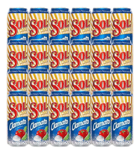 Pack De 24 Cerveza Sol Clamato 473ml