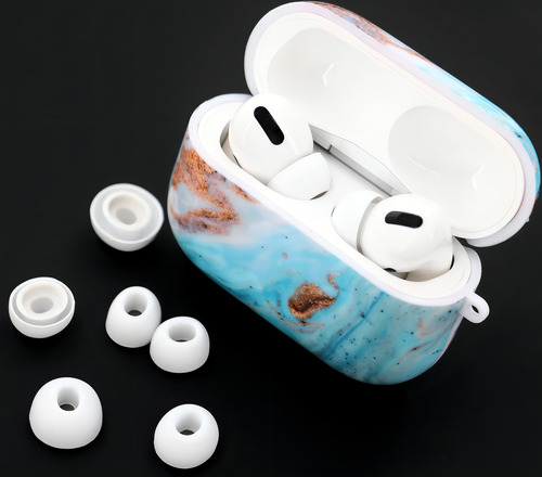 3 Pares Compatibles Con AirPods Pro 1st 2nd Ear Tips Buds, Pequeños, Medianos, Grandes, 3 Tamaños De De Goma De Silicona, Accesorios De Gel Compatibles Con AirPods Pro 2 Y 1st - S/m/l, Blanco
