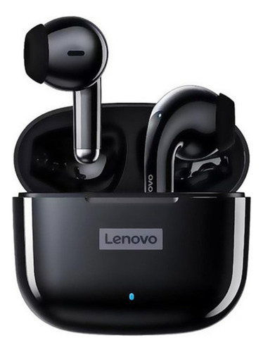 Fone De Ouvido Bluetooth Lenovo Lp40s/pro Cor Preto Luz Branco
