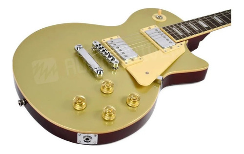 Guitarra Strinberg Les Paul Gold Lps 230 Gd + Kit Capa Cabo