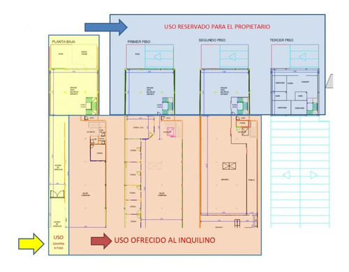 Imagen 13 de 15 de Edificio Y Local Comercial Centrico De Tres Plantas Oficinas Deposito. Unidad Funcional
