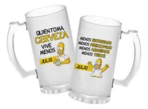 Comprar Tarro Cervecero Homero Simpson Con Nombre Personalizado