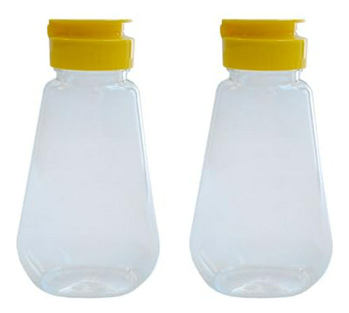 2pcs Botellas De Miel Vacías De Plástico