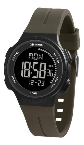 Relógio Masc Xgames Puls Silicone 100m Ref.xmppd577- Pxmx