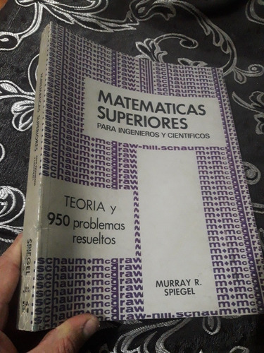 Libro Schaum Matemáticas Superiores Para Ingenieros Spiegel