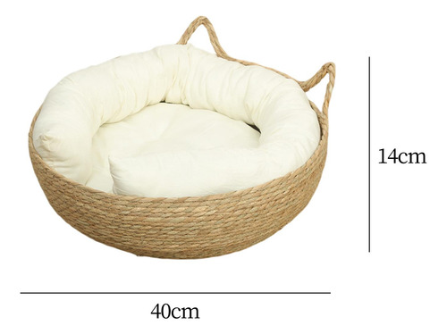 Cesta Para Cama De Gato, Perrera, Rascador Para 40cmx14cm
