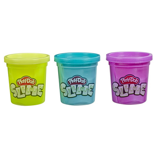 Plastilina Play-doh Mundo De Texturas Slime 3 Pack