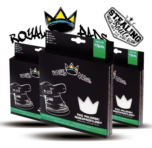 Royal Pads | Thin Serie | Poliespuma | Corte Duro | 5 Pulgad