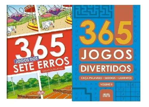 Livro: Sete Erros + 365 Jogos Divertidos 2