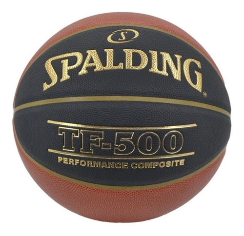 Balón de baloncesto Spalding Cbb Tf-500 de piel de microfibra, tamaño 7