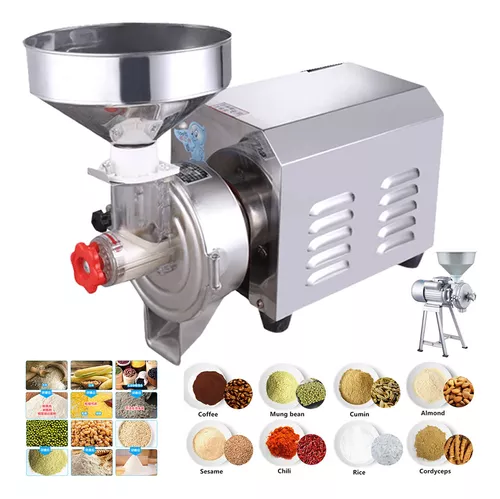 Maquina Trituradora De Alimentos Molino Electrico 610usd A03