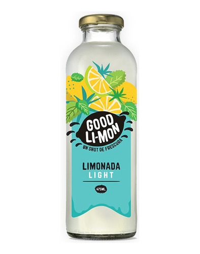 Jugo Goodli-mon Limonada Original Light  475ml Caja De 12uni