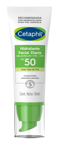 Hidratante Facial Cetaphil Diario Fps 50 Con 50ml