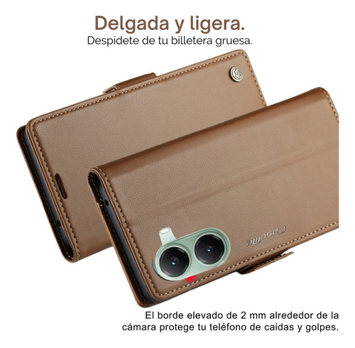 Funda Para Poco X7 Pro 5g Tarjetero Cartera Caseme 23