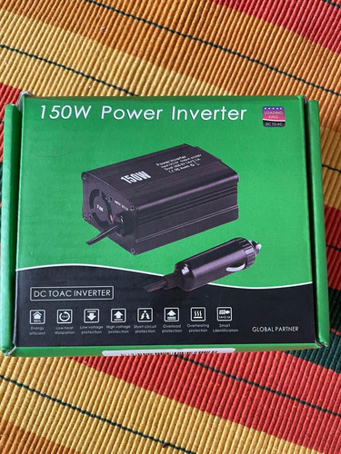 Inversor De Corriente Para El Carro De 150 W Dc 12 V A 110 V