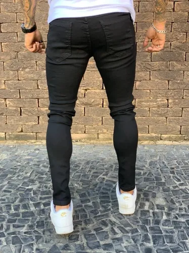 Calça jeans hot sale justa masculina