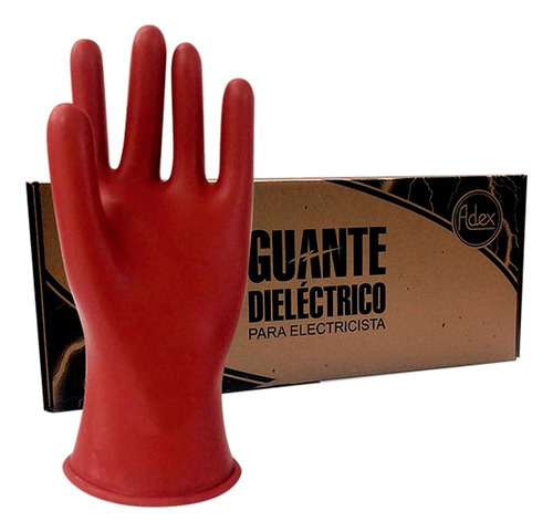 Guante Dieléctrico Rojo Adex Clase 00 280mm 5000v