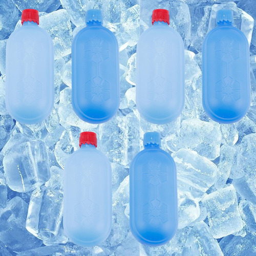 Bloques Enfriadores De Hielo De 6 Piezas Para Bolsas