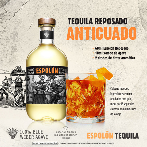 Tequila Espolòn Reposado 750ml