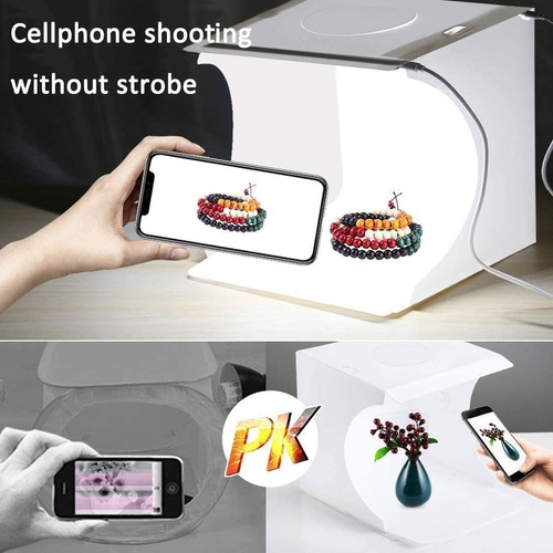 Imagen 2 de 6 de Duclus Mini Photo Studio Light Box, Kit De Carpa Para Sesio