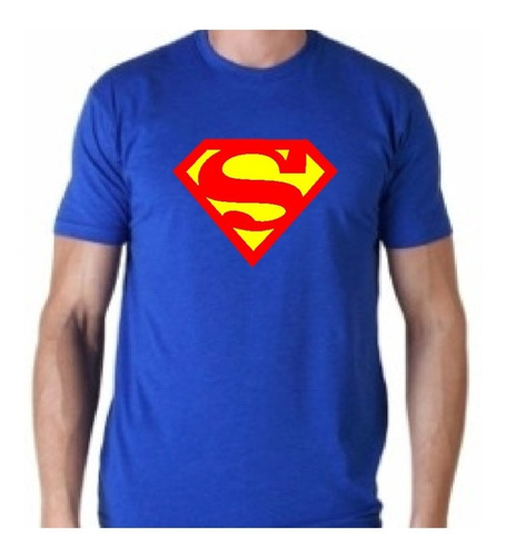 Remera Superman Niño Superheroes Disfraz Niño Calidad 