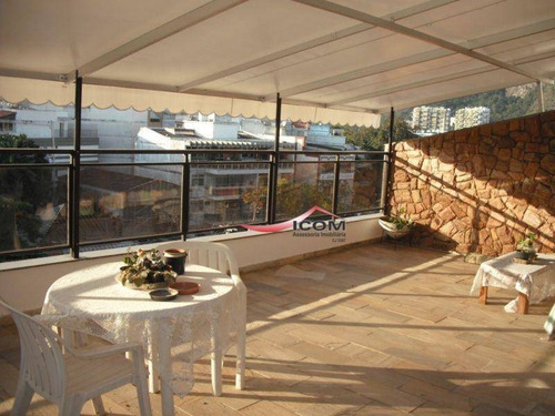 Imagem 9 de 22 de Cobertura Com 5 Dormitórios À Venda, 400 M² Por R$ 3.450.000,00 - Barra Da Tijuca - Rio De Janeiro/rj - Co0241